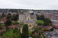 Winchester Cathedral from the air (rear side)