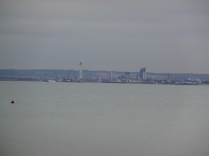 View of Portsmouth from Seaview.