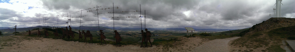 Panoramic View from Alto del Perdón