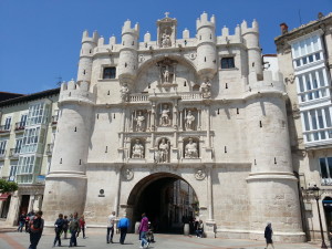 Gateway arch of Santa María