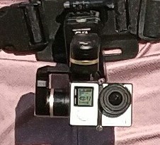 Feiyu Tech Wearable Gimbal mounted on a GoPRO Chest Strap
