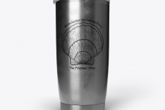 Scallop-Shell-Stainless-Steal-Tumbler-Front