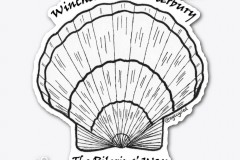 Scallop-Shell-Sticker