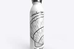 Scallop-Shell-Water-Bottle-Front