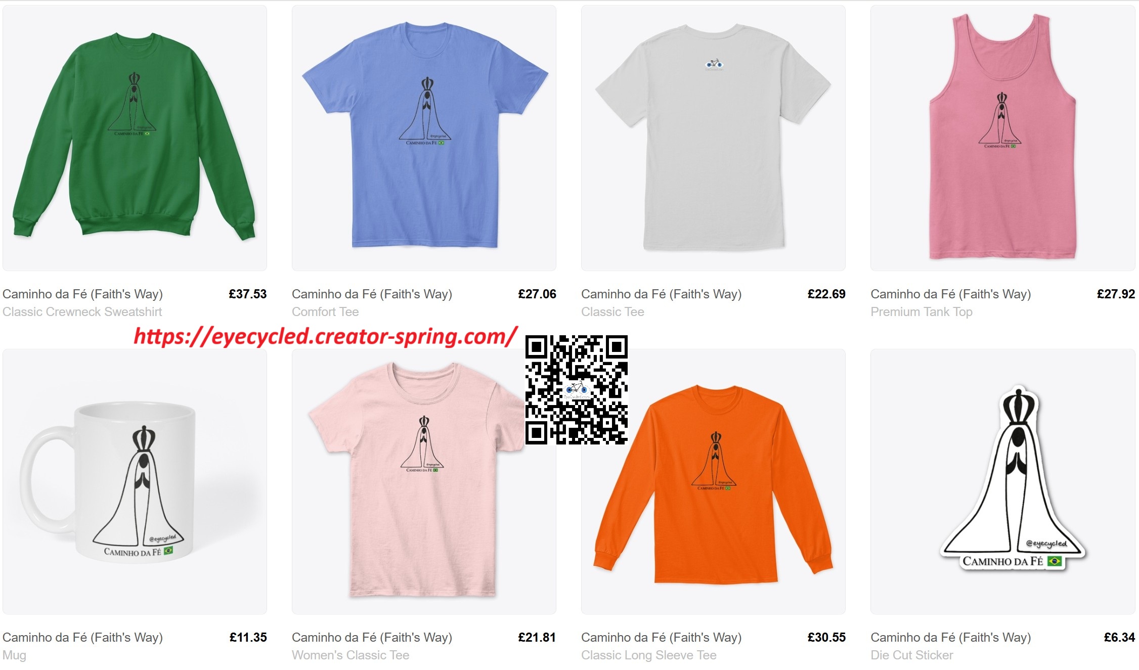 EyeCycled Store Caminho da Fé collection by EyeCycled